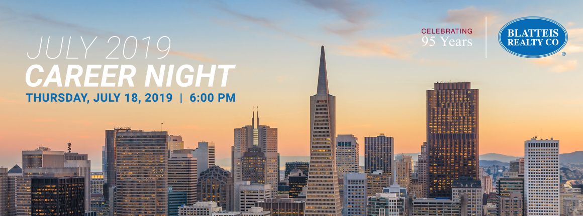 Blatteis Realty Career Night, July 18, 2019, 6-7pm